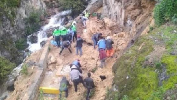 Cuatro personas fueron sepultadas debido a deslizamiento de tierra en Apurímac (Foto: Andina)