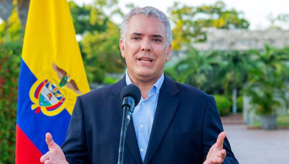 El presidente de Colombia, Iván Duque, aseguró que la orden de cinco días de arresto domiciliaria es "inconstitucional". (Foto: EFE/ Presidencia De Colombia).