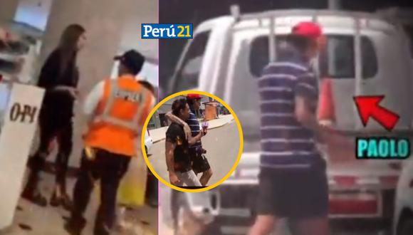 Paolo Guerrero y su pareja fueron abordados por las cámaras de ‘Peluchín’ en Lima