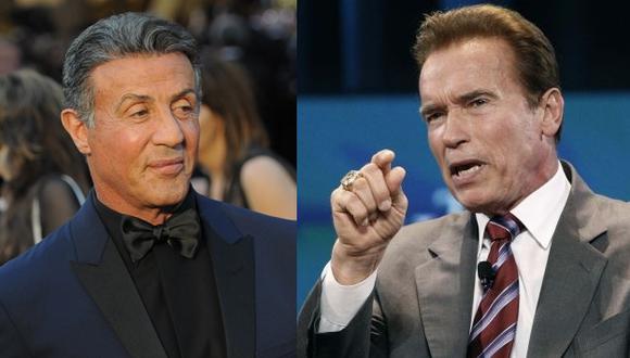 Arnold Schwarzenegger envió mensaje de aliento a su amigo Sylvester Stallone. (AFP/Reuters)