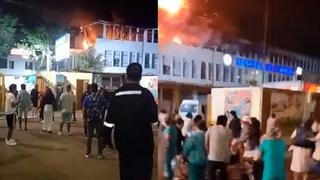 Tanques de oxígeno explotan y causan incendio en hospital de Chancay