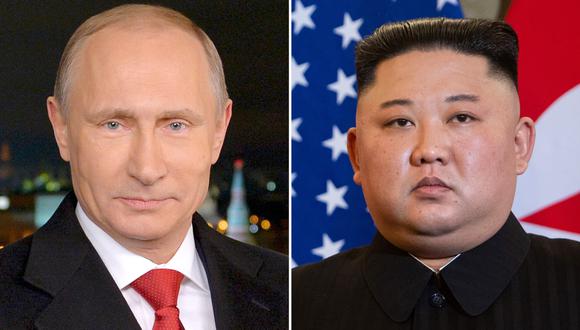 Los medios rusos barajan la posibilidad de que el encuentro entre Putin y Kim se produzca o antes o después del viaje de Putin a China los días 26 y 27 de abril. (Foto: AFP)