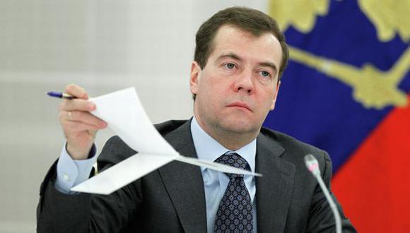 Medvedev pone mano dura. (Internet)
