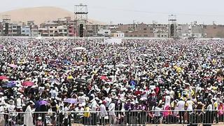 Más de un millón de fieles asistieron a la misa del papa Francisco