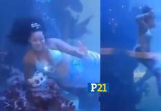 Mujer disfrazada de sirena casi muere ahogada durante espectáculo infantil en Sudáfrica [VIDEO]