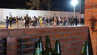 La Libertad: 88 personas caen en fiesta y una de ellas agrede a policía