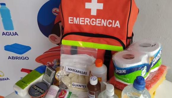 Es importante que la población tenga a la mano la mochila de emergencia. (Foto: Andina)