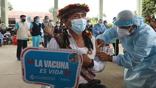 COVID-19: Más de 12.000 pobladores amazónicos fueron vacunados en menos de dos semanas