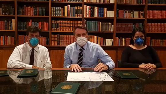 Jair Bolsonaro sabrá “en las próximas horas” si fue contagiado por el COVID-19. (Foto: captura Facebook).