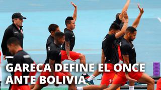 Copa América: Gareca alista variantes para el choque con Bolivia