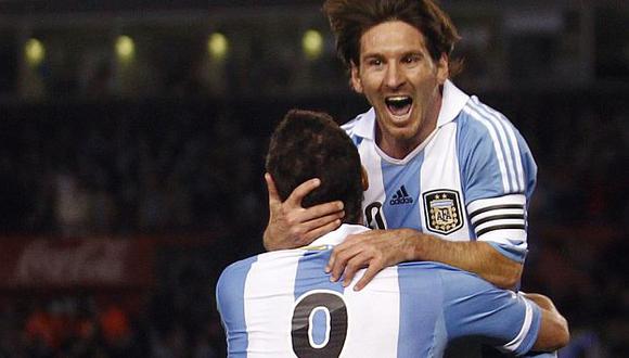 Messi brilló con Argentina y anunció su paternidad. (Reuters)
