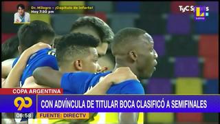 Luis Advíncula de titular, Boca Juniors clasificó a semifinales