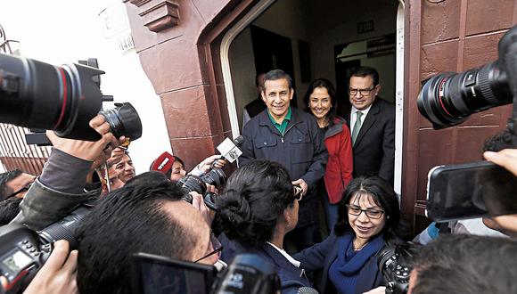 Última chance. Humala y Heredia esperan afrontar en libertad investigación que les sigue la Fiscalía. (USI)