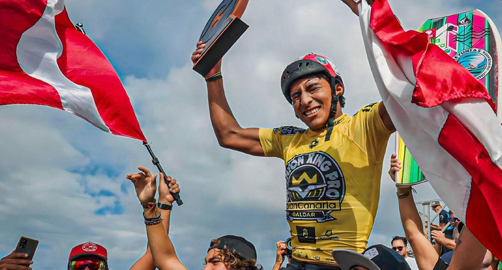 ¡Arriba, Perú! Maycol Yancce es el nuevo campeón del mundo en bodyboard junior