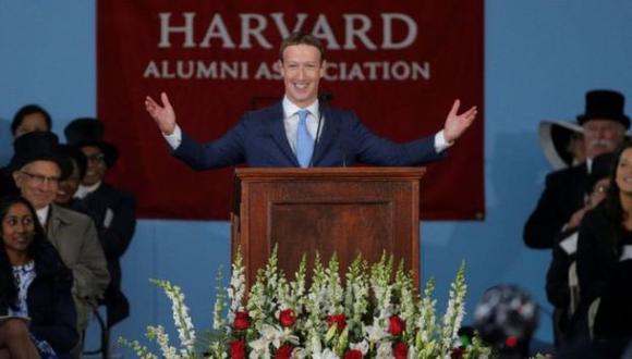 El emotivo discurso de Mark Zuckerberg en Harvard (Reuters)