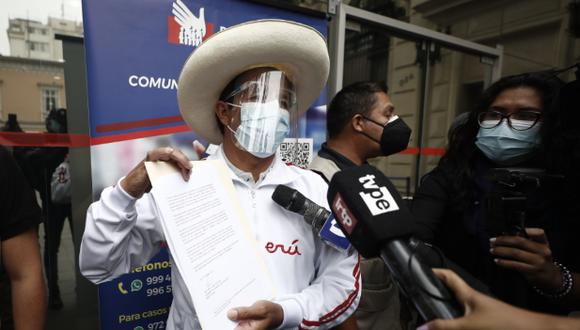 Pedro Castillo no acudió al debate del último sábado 15 y dejó plantada a su contendora Keiko Fujimori. (Foto: GEC)
