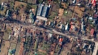 Imágenes satelitales desmienten a Rusia que niega masacre en Bucha
