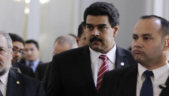Maduro en Palacio de Gobierno paraguayo en el día de los hechos. (Reuters)