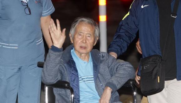 Alberto Fujimori, tras ser dado de alta por la noche del 4 de enero, fue conducido a su nuevo hogar en La Molina. (USI)