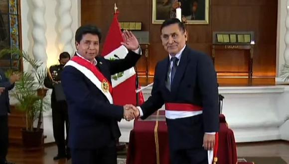 Richard Tineo Quispe es el nuevo ministro de Defensa. (TV Perú)