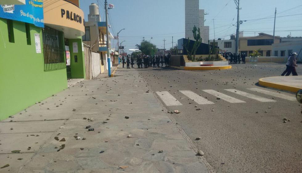 Arequipa: Antimineros causaron destrozos en comisaría de Deán Valdivia. (Gessler Ojeda)