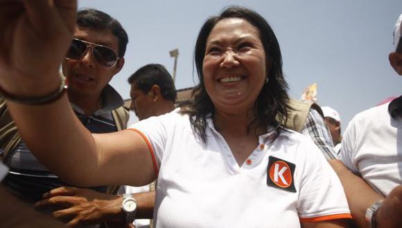 La candidata por Fuerza Popular, Keiko Fujimori, sigue siendo la favorita para ganar en segunda vuelta. (Renzo Salazar)