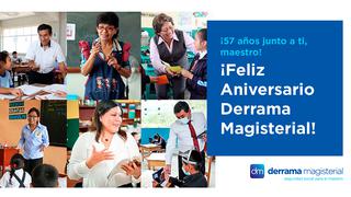 Derrama Magisterial celebra su 57° aniversario como institución previsional dedicada al bienestar del maestro peruano