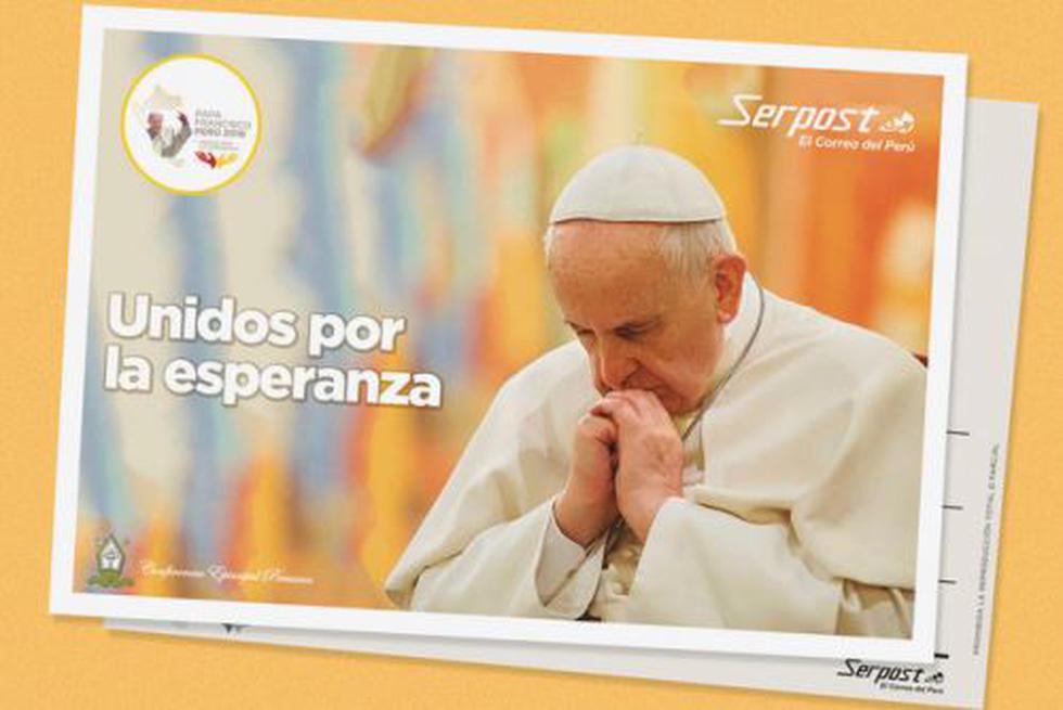Postal papa Francisco (Conferencia Episcopal Peruana/Andina)