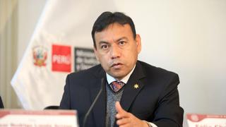 Ministro de Justicia: Investigación contra Pedro Castillo no respeta Constitución ni precedentes