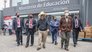 Minedu explica que Pedro Castillo fue registrado como dirigente del Fenate Perú por “migración del sistema”