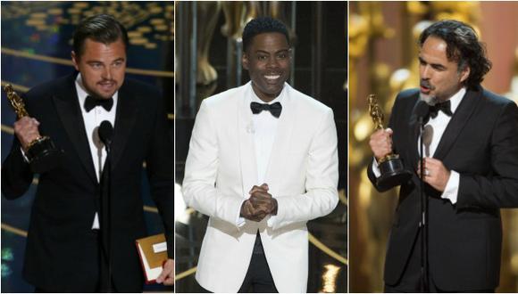 DiCaprio, Rock y Gonzáles Iñarritu marcaron con sus palabras el pedido de cambio en la humanidad. (EFE/Reuters)