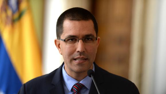 Jorge Arreaza, ministro de Relaciones Exteriores de Venezuela, se opuso a las exigencias de Europa para que su país convoque a elecciones. (Foto: AFP)