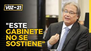 Walter Albán: “Este gabinete no se sostiene”