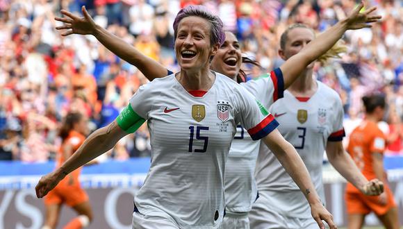 Estados Unidos es el vigente campeón mundial de fútbol femenino. (Foto: AFP)