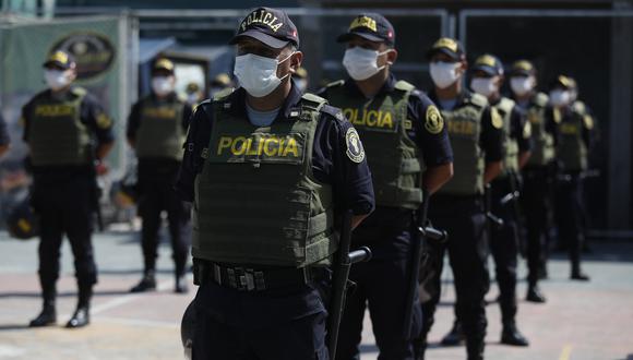 Agentes de la Policía Nacional patrullarán las calles durante Fiestas Patrias. (Foto: DIana Marcelo/GEC)