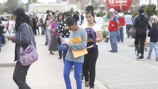 Población con empleo adecuado en Lima Metropolitana cayó 18.2% entre noviembre 2021 y enero 2022