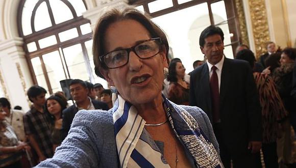 Susana Villarán, indignada porque Vladimir Huaroc se fue con Keiko Fujimori. (César Fajardo/Perú21)