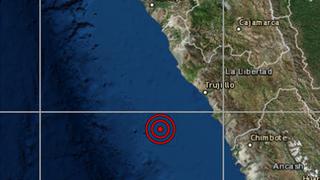 Sismo de magnitud 4,7 se registró en Trujillo esta mañana