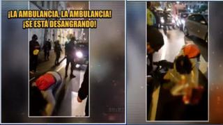 Inspectoría de la PNP inició proceso a agentes que no trasladaron a hombre agredido en Plaza San Martín