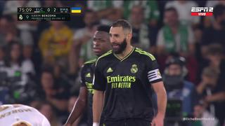 Lo gritaron: Karim Benzema anotó el segundo gol del Real Madrid vs. Elche [VIDEO]