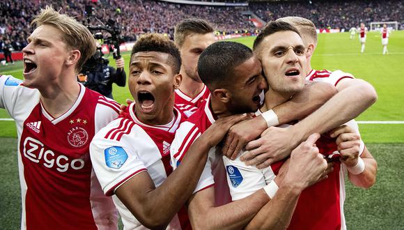 Ajax enfrentará en semifinal de la Champions League al Tottenham. (Foto: EFE)