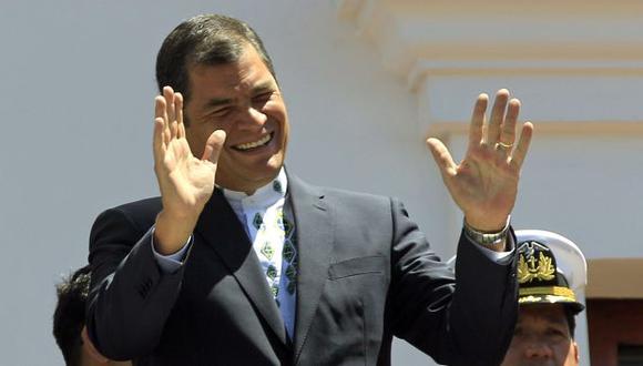 Correa tiene 80% de respaldo. (AP)