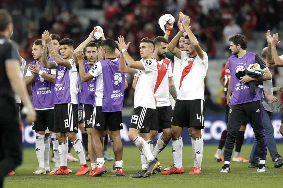 River Plate cayó 1-0 ante Atlético Paranaense por la ida de la Recopa Sudamericana. (AP)