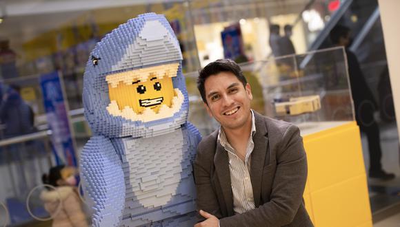 Miguel Estupiñán es representante de LEGO en el Perú. (FOTOS: ANDRÉS PAREDES).