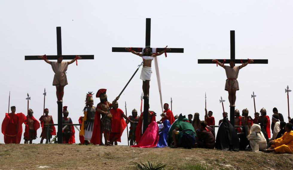 Semana Santa: Así se viven las tradicionales crucifixiones en Filipinas. (EFE)