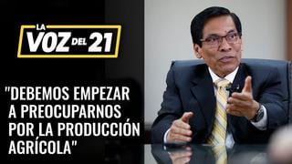 José Manuel Hernández: “debemos empezar a preocuparnos por la producción agrícola”