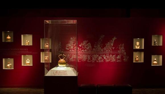 Las piezas de la exposición permanente representan una ceremonia de sacrificio en la cultura Moche. (Museo Rafael Larco Herrera)