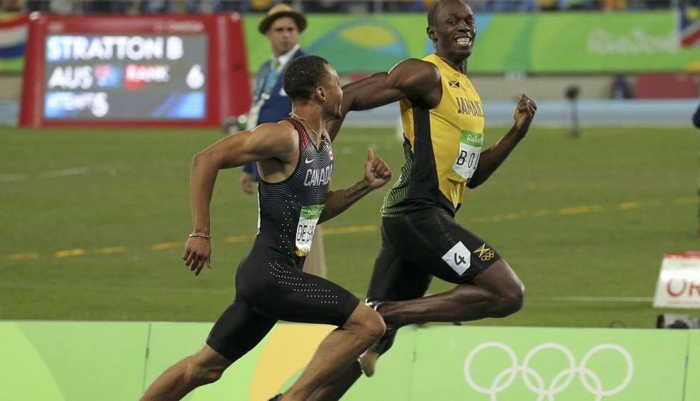 Río 2016: Usain Bolt ganó su serie y clasificó a la final de los 200 metros planos. (AFP)