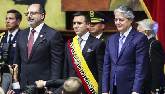 La victoria de Noboa representa un nuevo revés para el expresidente Rafael Correa, quien desde que dejó el poder en 2017 reside en Bélgica. (Foto: EFE).