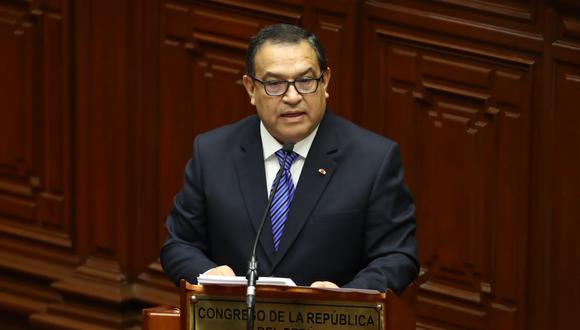 El Parlamento le brindó el voto de confianza al gabinete Alberto Otárola. Foto: GEC